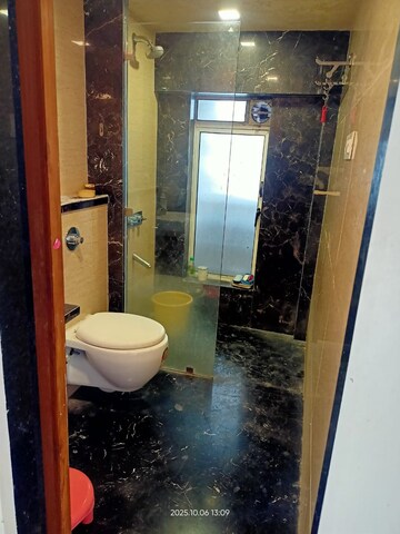 Bathroom in 3 BHK Apartment at Ekta Iris, Khar West – for Rent