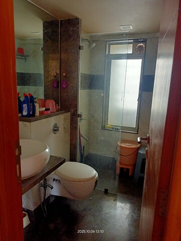 Bathroom in 3 BHK Apartment at Ekta Iris, Khar West – for Rent
