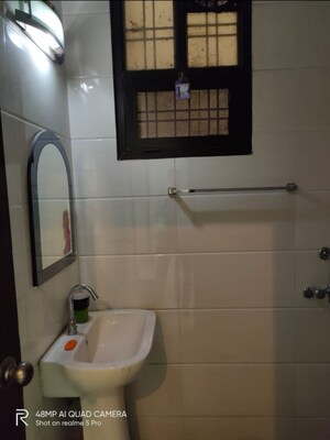 Bathroom in 2 BHK Builder Floor at Unitech South City II, Sector 50 – for Rent