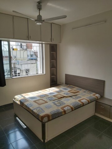 Bedroom in 3 BHK Apartment at Vyas Ranjeet Heights, Rambaug Colony – for Rent