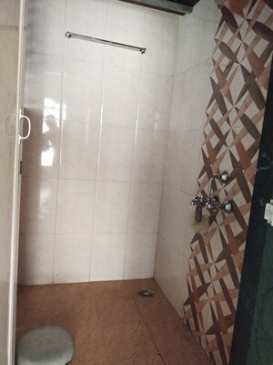 Bathroom in 1 BHK Apartment at Sai Sadan, Karanjade – for Rent