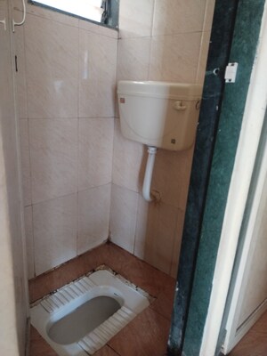 Bathroom in 1 BHK Apartment at Sai Sadan, Karanjade – for Rent