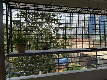 Balcony in 3 BHK Apartment at Pranavas Lotus Park, Kondapur – for Rent