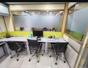 Team Area in  Office Space at Real Tech Park, Vashi Sector 30a – for Rent