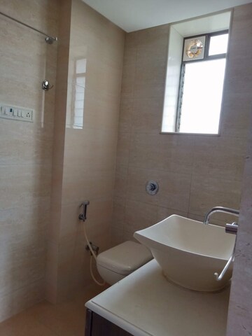 Bathroom in 3 BHK Apartment at Balmoral Hall, Bandra West – for Rent