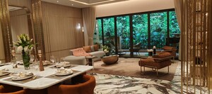 Living Room in 4 BHK Apartment at Rustomjee Seasons, Bandra East – for Rent