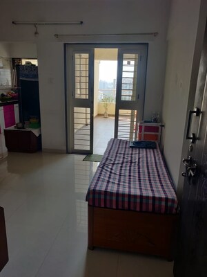 Bedroom in 2 BHK Apartment at Geeta Gold Fusion, Kharadi – for Rent