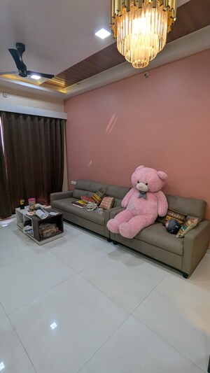 Living Room in 2 BHK Apartment at Bhairaav Goldcrest Residency, Ghansoli – for Rent