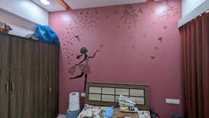 Bedroom in 2 BHK Apartment at Bhairaav Goldcrest Residency, Ghansoli – for Rent