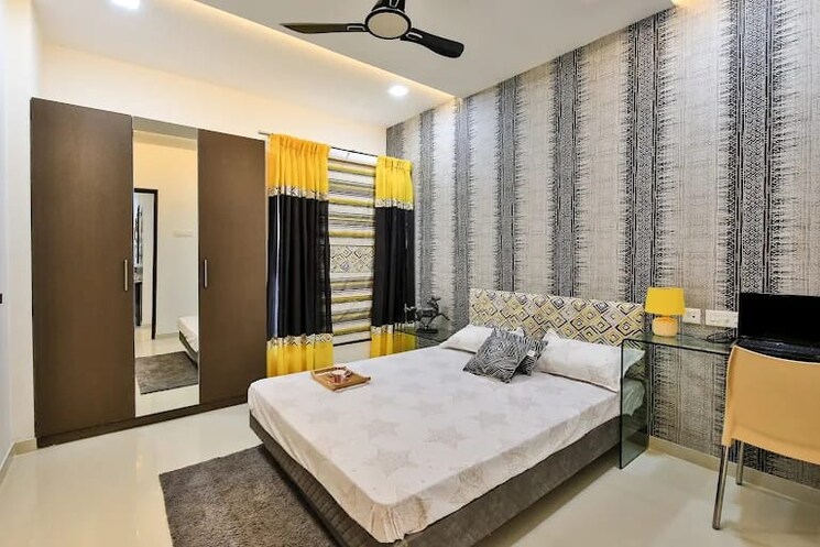 Master Bedroom, ram-green-hive-plus 2 Bedroom 1000 Sq.Ft. Apartment In Phursungi Pune 9279005