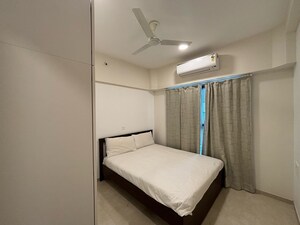 Bathroom in 2 BHK Apartment at Ruparel Ariana, Parel – for Rent