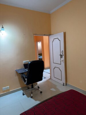 Living Room in 2 BHK Builder Floor at Omaxe Designer Villas Mayfield Garden, Sector 51 – for Rent