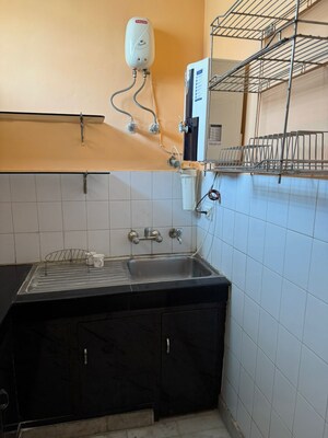 Kitchen in 2 BHK Builder Floor at Omaxe Designer Villas Mayfield Garden, Sector 51 – for Rent