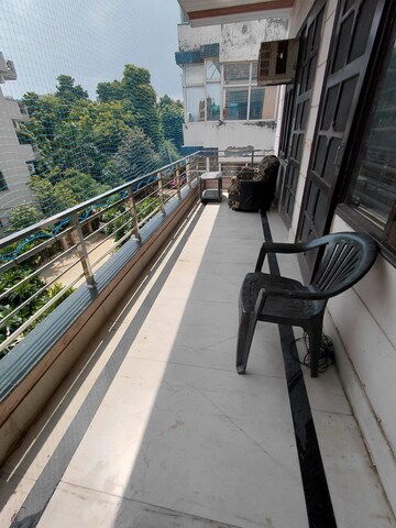 Balcony in 3 BHK Builder Floor at Ardee City, Indira Colony 2 – for Rent