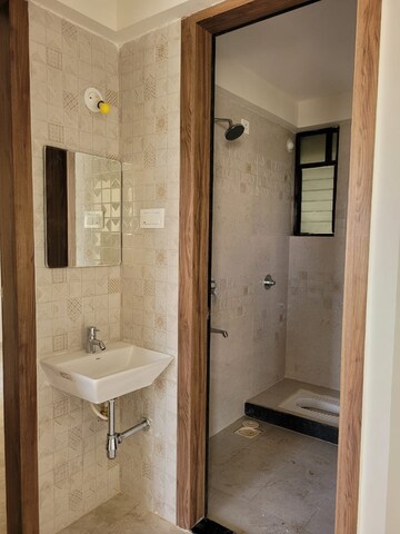 Bathroom in 2 BHK Apartment at Nexus Westpride, Punawale – for Rent