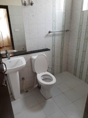 Bathroom in 3 BHK Apartment at Sushma Valencia, International Airport Road – for Rent