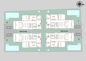 Master Plan in 4 BHK Independent House at Assagao – for Sale