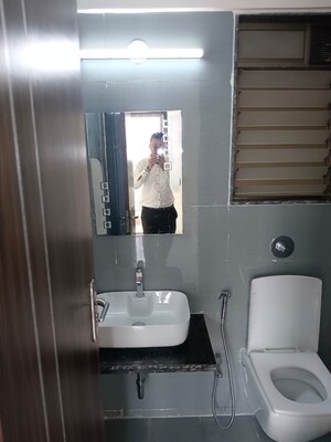 Bathroom in 1 BHK Apartment at Regency Anantam Phase 2, Dombivli East – for Rent