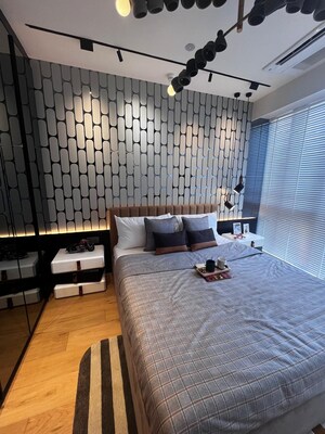 Bedroom in 3 BHK Apartment at Lower Parel – for Rent