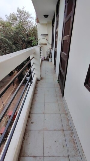 Balcony in 4 BHK Builder Floor at Saket – for Rent