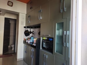 Kitchen in 1 BHK Apartment at Bharat Ecovistas, Shilphata – for Rent