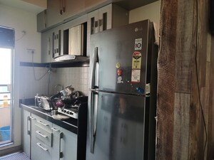 Kitchen in 1 BHK Apartment at Bharat Ecovistas, Shilphata – for Rent