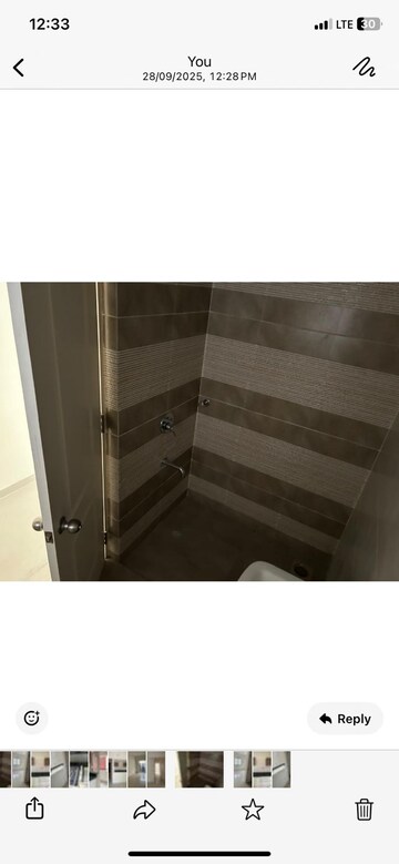 Bathroom in 3 BHK Apartment at Avon Vista, Balewadi – for Rent