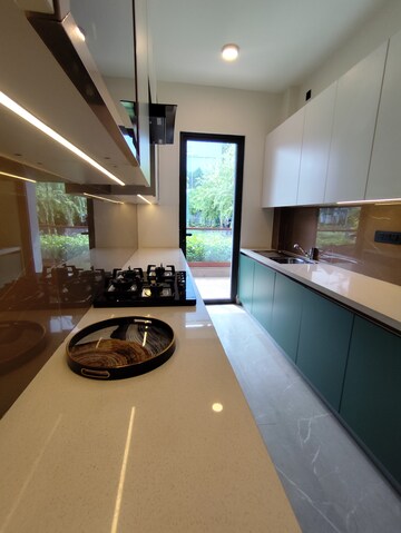 Kitchen in 3 BHK Builder Floor at Signature Global Daxin Vistas, Bhondsi – for Sale