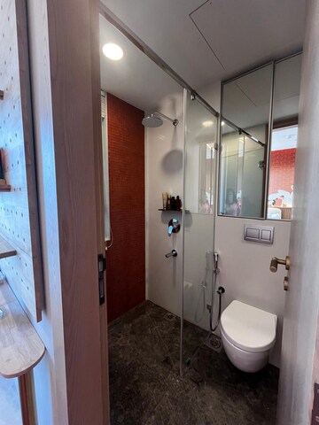 Bathroom in 2 BHK Apartment at Lower Parel West – for Rent
