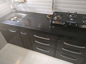 Kitchen in 1 BHK Apartment at Lalani Residency, Kavesar – for Rent