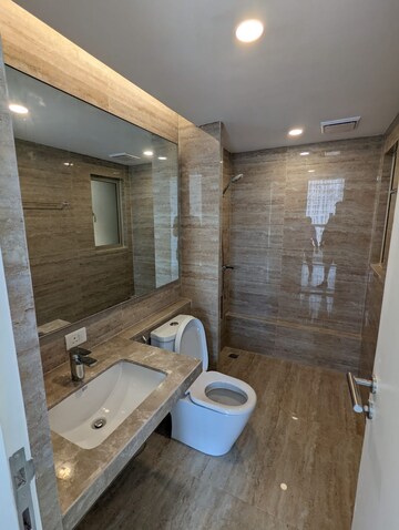 Bathroom in 1 BHK Apartment at Hiranandani Estate Leonardo, Ghodbunder Road – for Rent