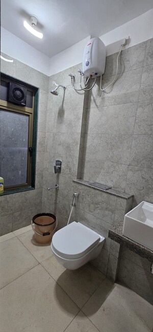 Bathroom in 2 BHK Apartment at Birla Vanya, Kalyan West – for Rent
