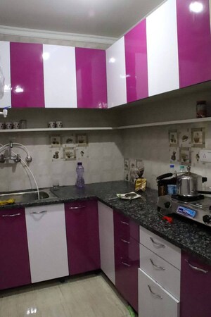 Kitchen in 1 BHK Builder Floor at Saket – for Rent