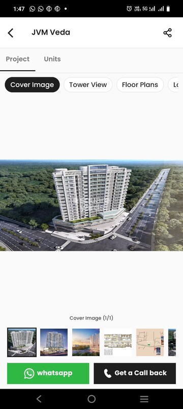 2 BHK Apartment For Sale in JVM Veda, Kasarvadavali