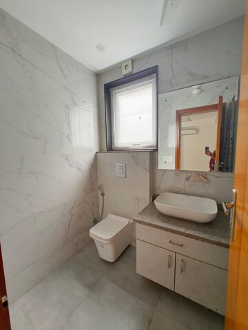 Bathroom in 4 BHK Builder Floor at Greater Kailash I – for Rent