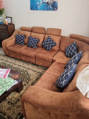 Living Room in 2 BHK Apartment at Altura Apartments, Ghazipur – for Rent