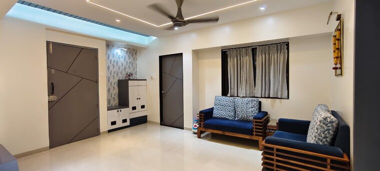 Living Room, omkar-plaza-apartment 2 Bedroom 1075 Sq.Ft. Apartment In Kothrud Pune 9279642