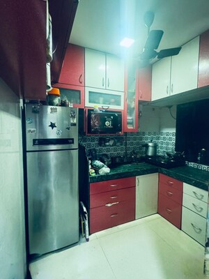 Kitchen in 1 BHK Apartment at Shree Ashirwad CHS Kopar, Kopar Khairane – for Sale