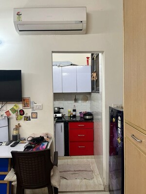Kitchen in 1 RK Builder Floor at East Of Kailash – for Rent