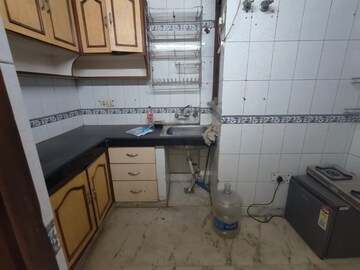 Kitchen in 1 BHK Builder Floor at Malviya Nagar – for Rent