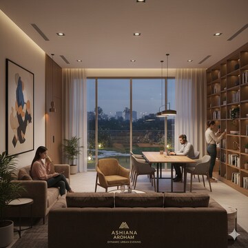 Living Room in 3 BHK Apartment at Sector 80 – for Sale