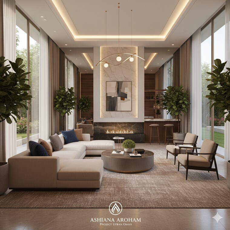 Living Room, sector 80 3 Bedroom 2000 Sq.Ft. Apartment In Sector 80 Gurgaon 9279736