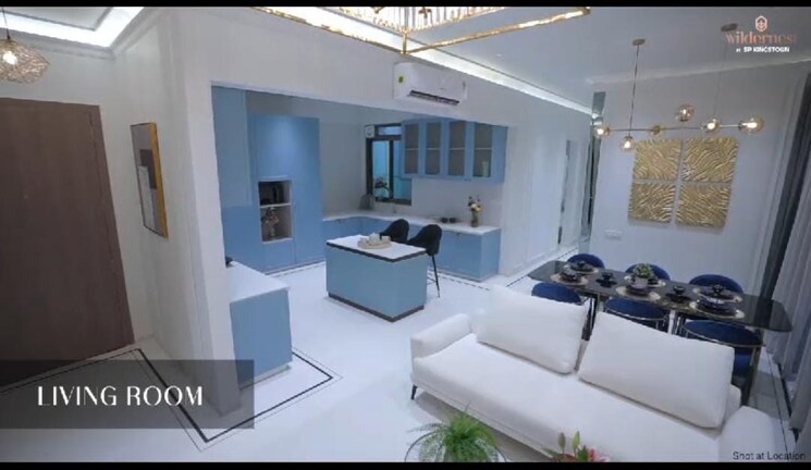 Living Room, shapoorji-pallonji-kingstown 3 Bedroom 1400 Sq.Ft. Apartment In Hadapsar Pune 9279719