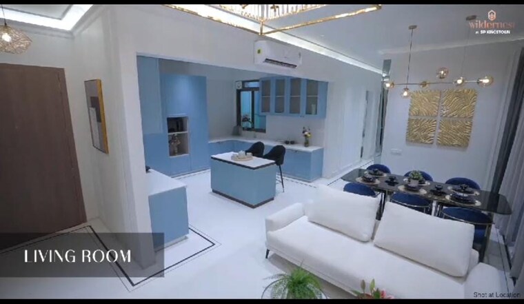 Living Room, shapoorji-pallonji-kingstown 3 Bedroom 1400 Sq.Ft. Apartment In Hadapsar Pune 9279719