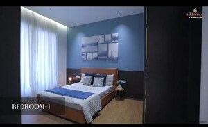 Bedroom in 3 BHK Apartment at Shapoorji Pallonji Kingstown, Hadapsar – for Sale