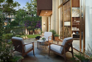 Living Room in 3 BHK Apartment at Shapoorji Pallonji Kingstown, Hadapsar – for Sale
