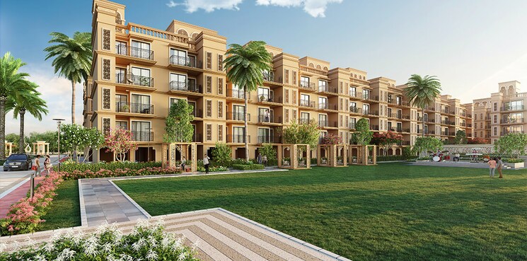 Exterior View, signature-global-park-4-and-5 3 Bedroom 1145 Sq.Ft. Builder Floor In Sohna Sector 36 Gurgaon 9279792