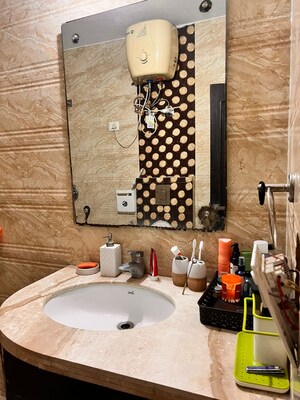 Bathroom in 2 BHK Builder Floor at Lajpat Nagar – for Rent