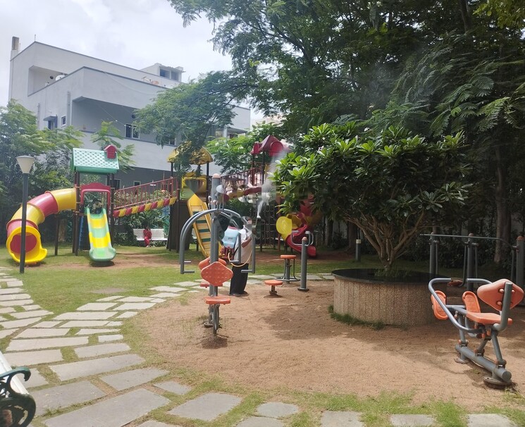 Garden, paramount-hill-county 3 Bedroom 1236 Sq.Ft. Apartment In Kondapur Hyderabad 9279807