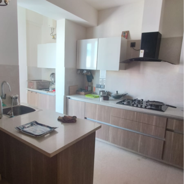Kitchen in 3 BHK Apartment at Ansal Esencia - Amara Villas, Sector 67 – for Rent